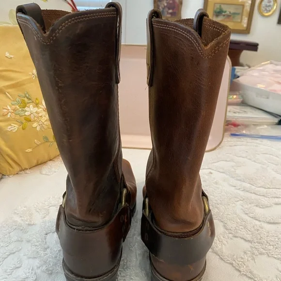 Durango Men’s Brown Leather Boots, Size 7 - Picture 7 of 9